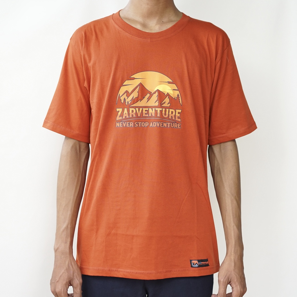 kaos tshirt tema adventure hiking zarventure 1001