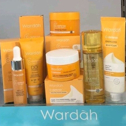 WARDAH C-Defence Series Paket Glowing 6in1 / Skincare glowing / Pencerah Wajah