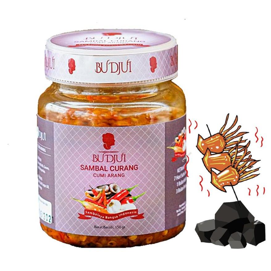 

PALING BAGUS L858 SAMBAL BU DJUI Sambal Curang Cumi Arang Best Seller ビ