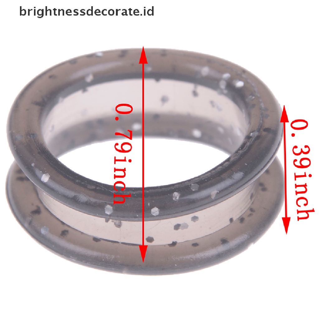 [Birth] 5pcs/set Silica Gel Gunting Rambut Ring Cutg Barber Circle Shears Hairdressing [ID]