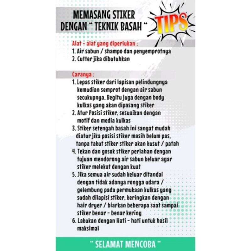stiker kompor 2 tungku
