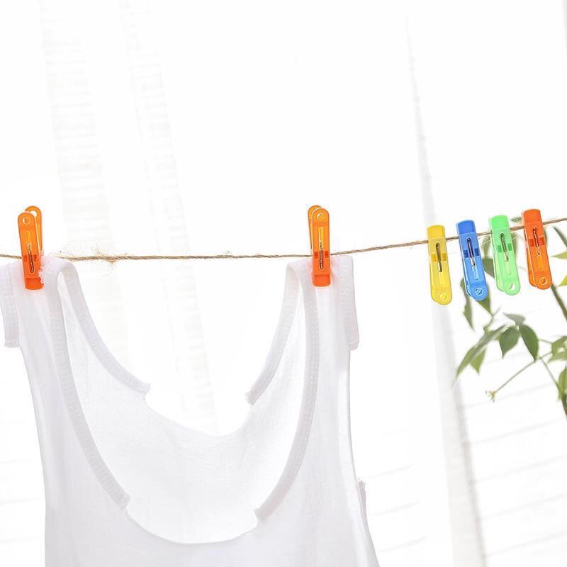 HC Jepitan Jemuran Rumah Plastik Isi 20Pcs Penjepit Pakaian Baju Laundry Dry Clips Jepitan