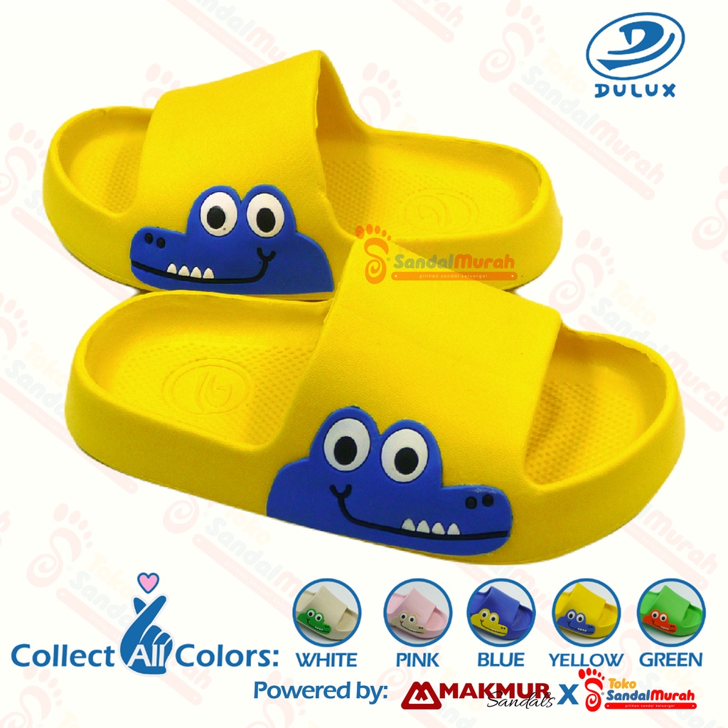 Toko Sendal Murah - Sandal Slop Anak Bermotif Uk 24-29/ Sandal Anak Karet Ringan / Sandal Slop Kokop Buaya / Sandal Anak Laki Laki/ Sandal Anak Perempuan / Sandal Slop Karakter / [Toko Sendal Murah Kids M 386 D BY ]