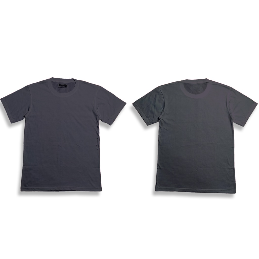 KAOS POLOS / KAOS OBLONG / KAOS UNISEX PRIA WANITA / KAOS COTTON COMBED 24S ABU TUA