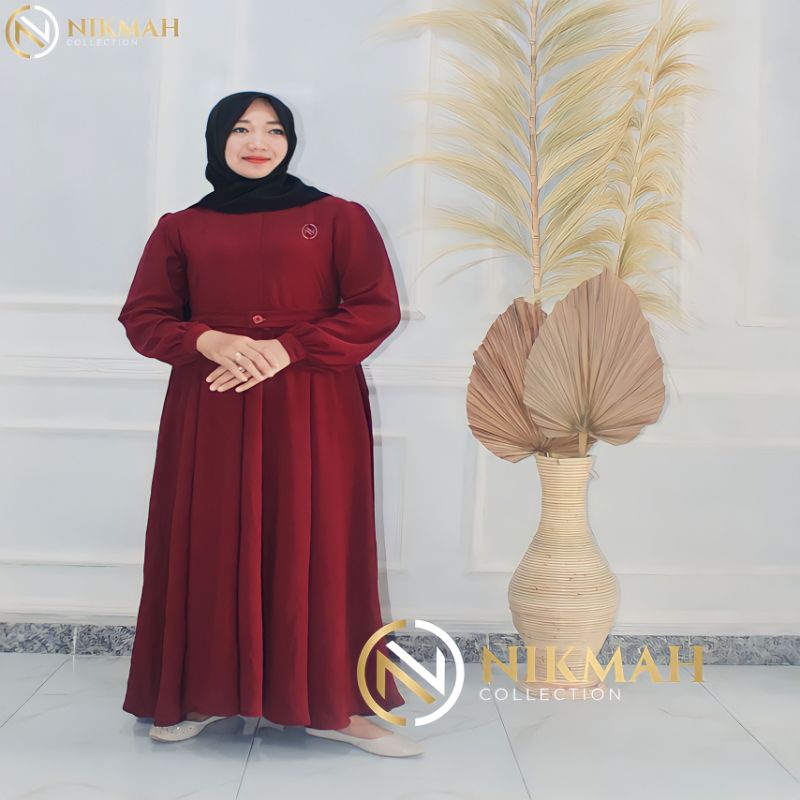 NEW Gamis 2023 Model Gamis Terbaru NIKMAH Special Anggun Original PREMIUM