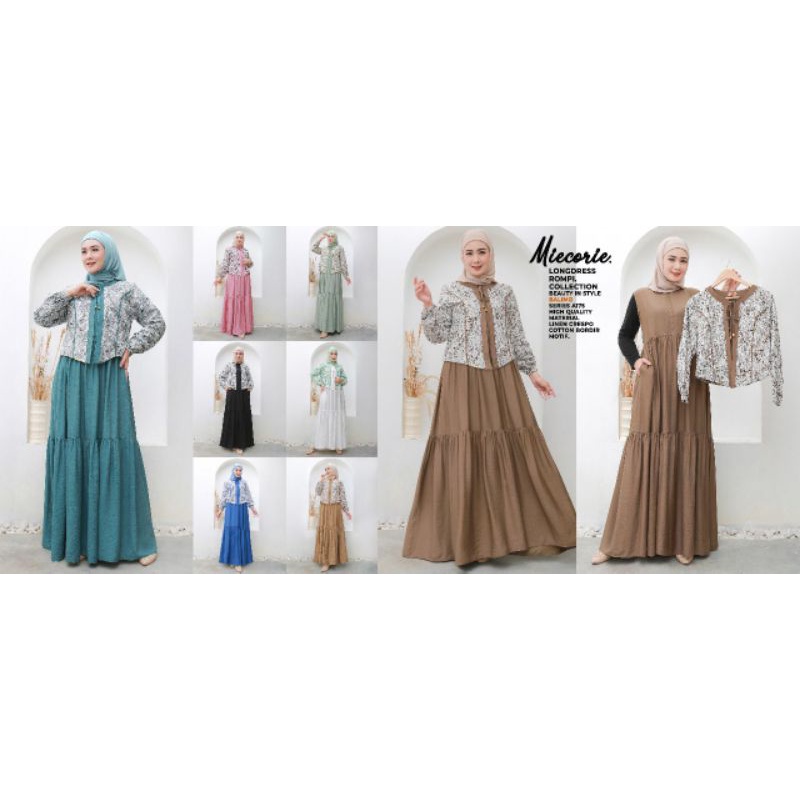 Gamis Wanita 2in1 Miecorie Dress by Balimo