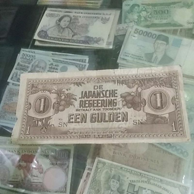 uang kuno een gulden japansche regeering penjajajahan jepang