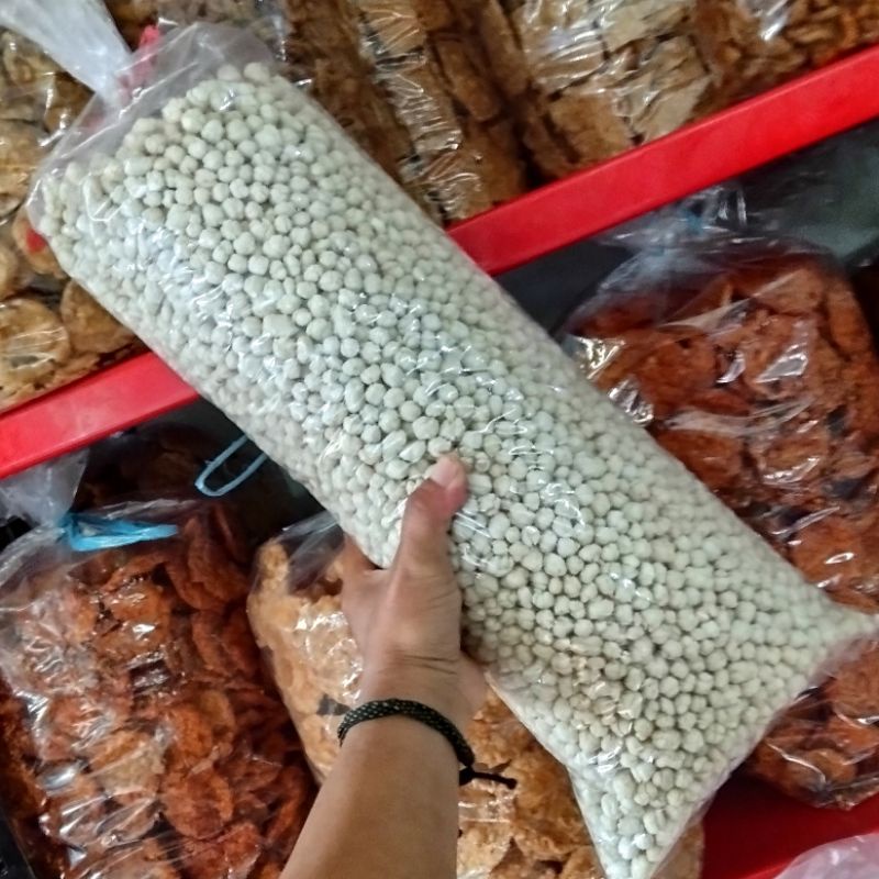 

3kg-pilus tiktak kencur asin gurih | toping seblak mie baso aci