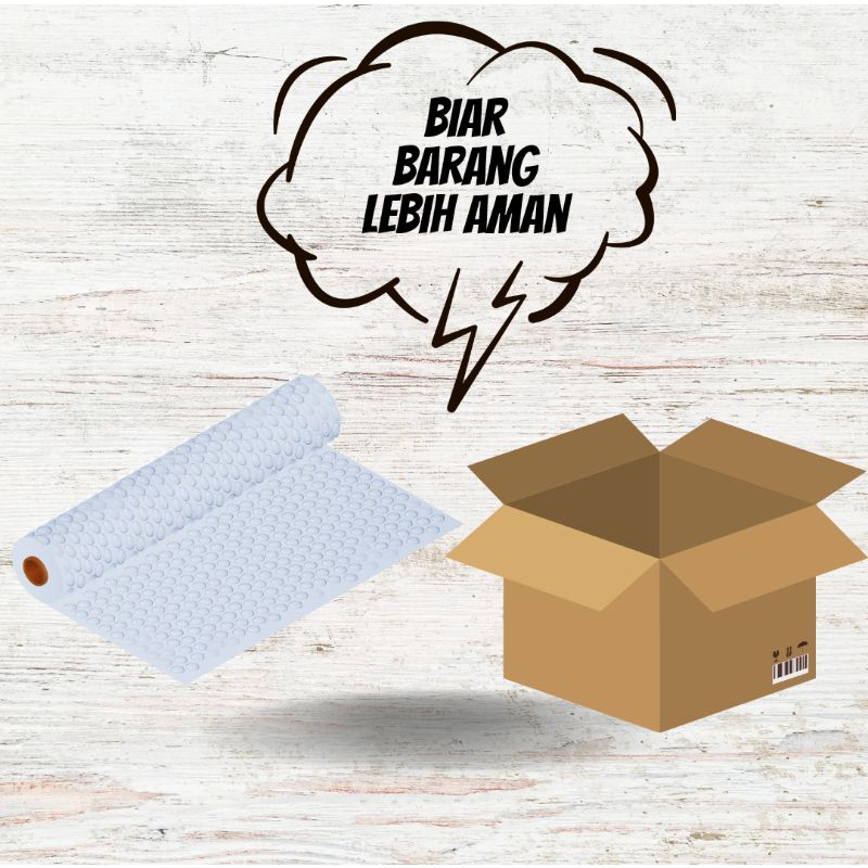 

Bubble Wrap & Kardus for Packing Tambahan
