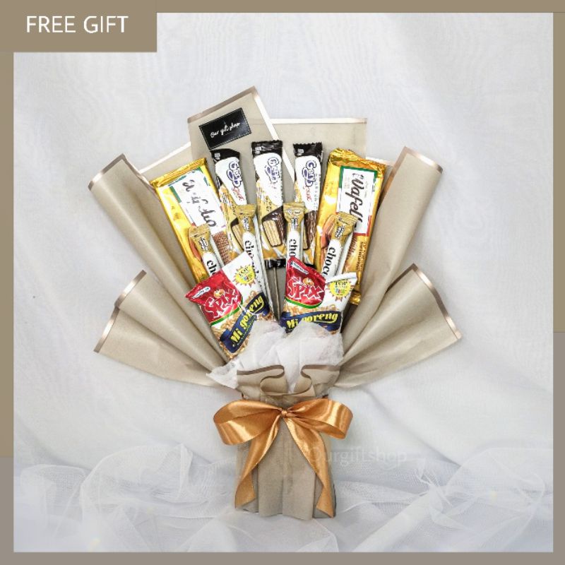 

Buket Snack Murah Kado Ulang Tahun dan Wisuda