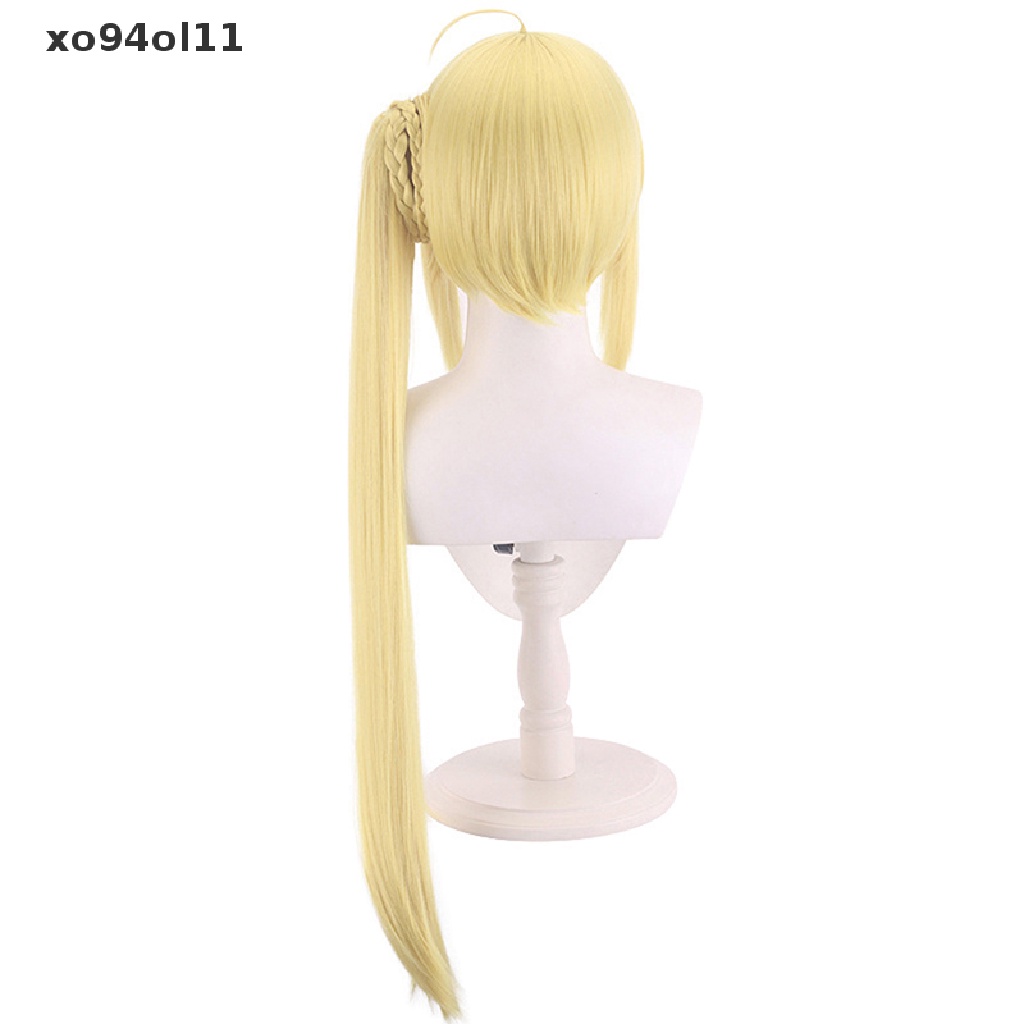 Wig Lurus Kuning XO Anime Bocchi The Rock Cosplay Gotou Hitori Cosplay Panjang 70cm OL