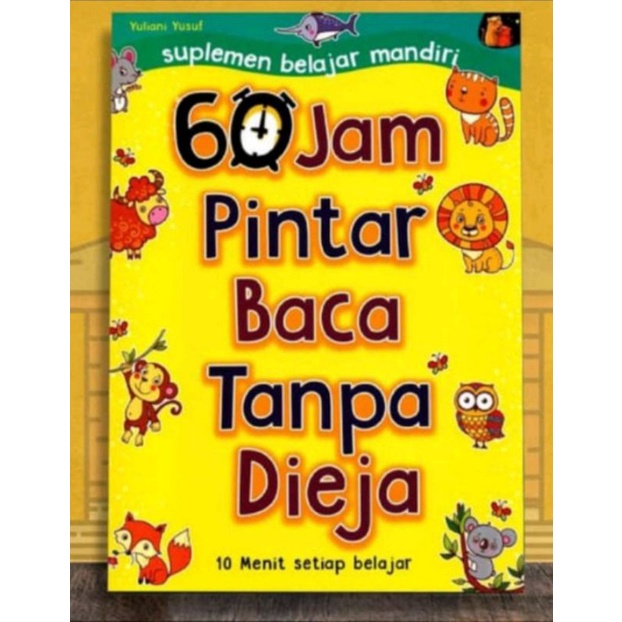 

Buku TK/paud 60 jam pintar baca tanpa dieja ( full collor)