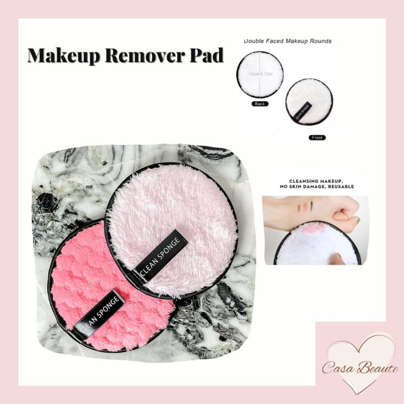 PEMBERSIH WAJAH | MAKEUP REMOVER PAD | MAKEUP REMOVER | SPONS MAKEUP REMOVER