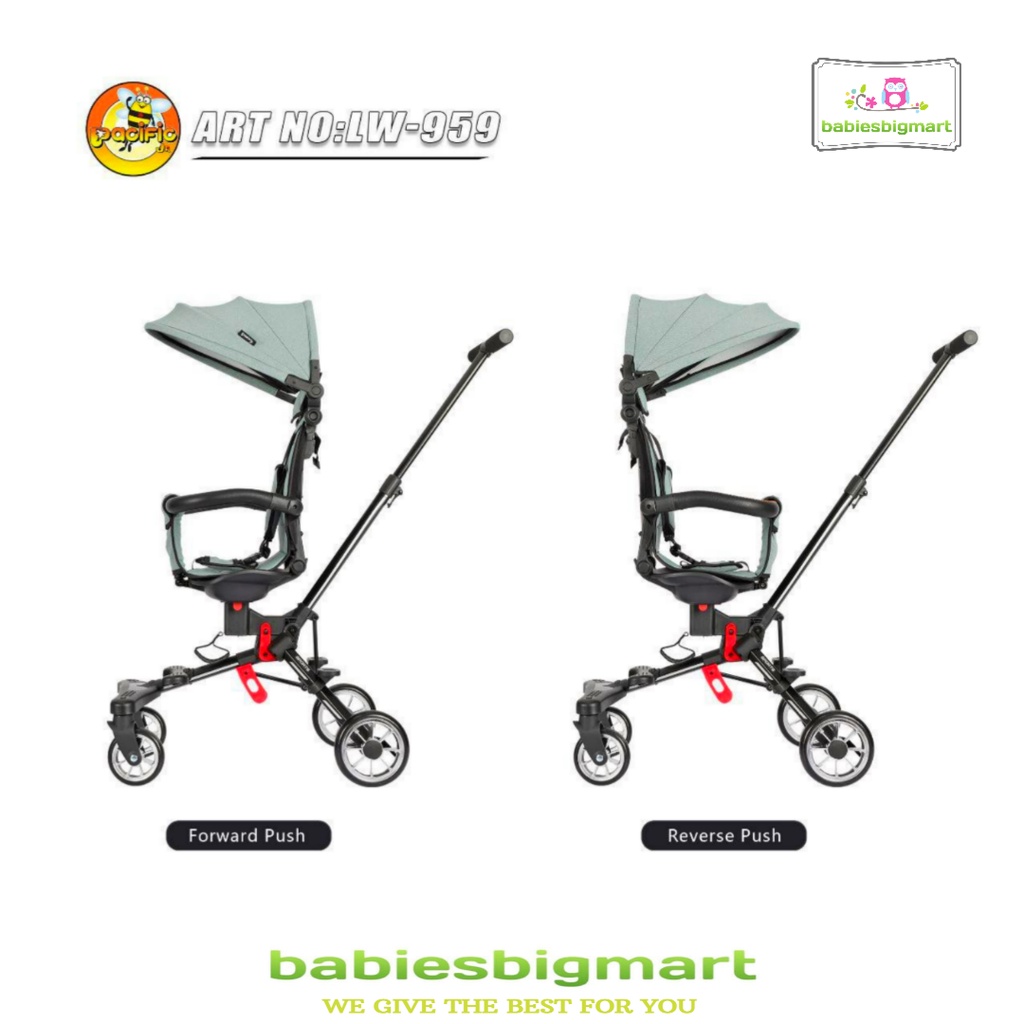 Magic Stroller Pacific LW 959 Kereta Dorong Stroler Praktis Murah