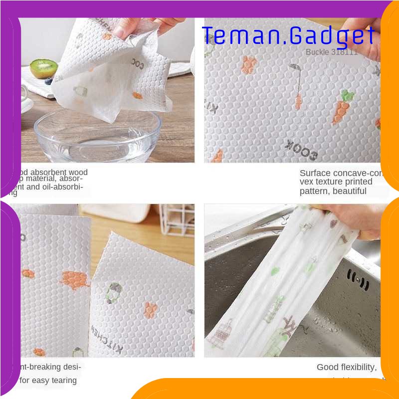 TG - DPR Qian Feng Tisu Kertas Reusable Paper Towel 1 Roll (50 Helai) - MB104P