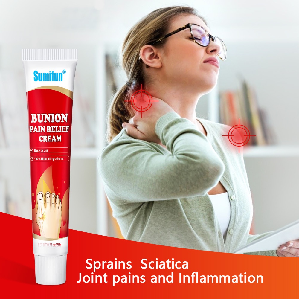 SUMIFUN Salep Bunion Pain Relief Splint Jempol Kaki Hallux Valgus