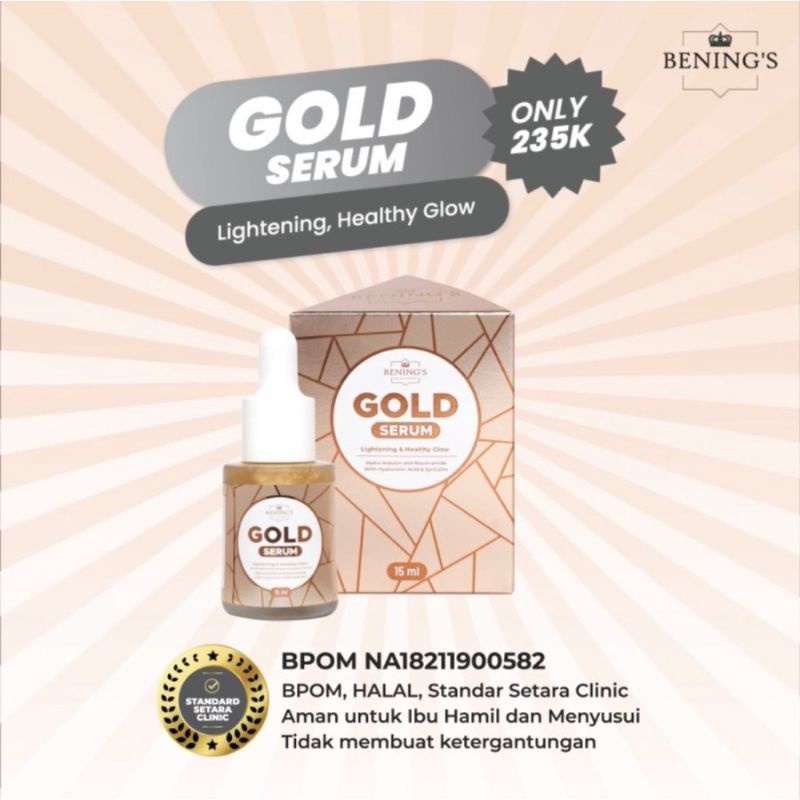 SERUM GOLD SERUM BENING'S SKINCARE DR. OKY PRATAMA