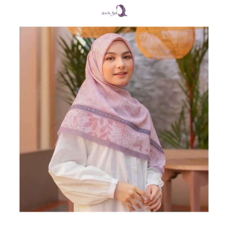 Hijab Segi Empat Motif Sublim Asha Series Original  FH Scarf Terbaru Premium Best Seller