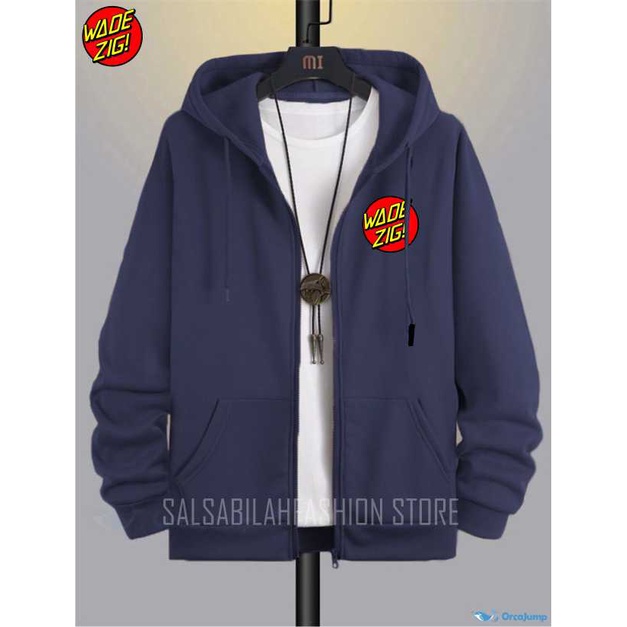 [BISA COD] SWEATER HOODIE WDZG ZIPPER RESLETING TEBAL KUALITAS DISTRO UNISEX M L XL XXL