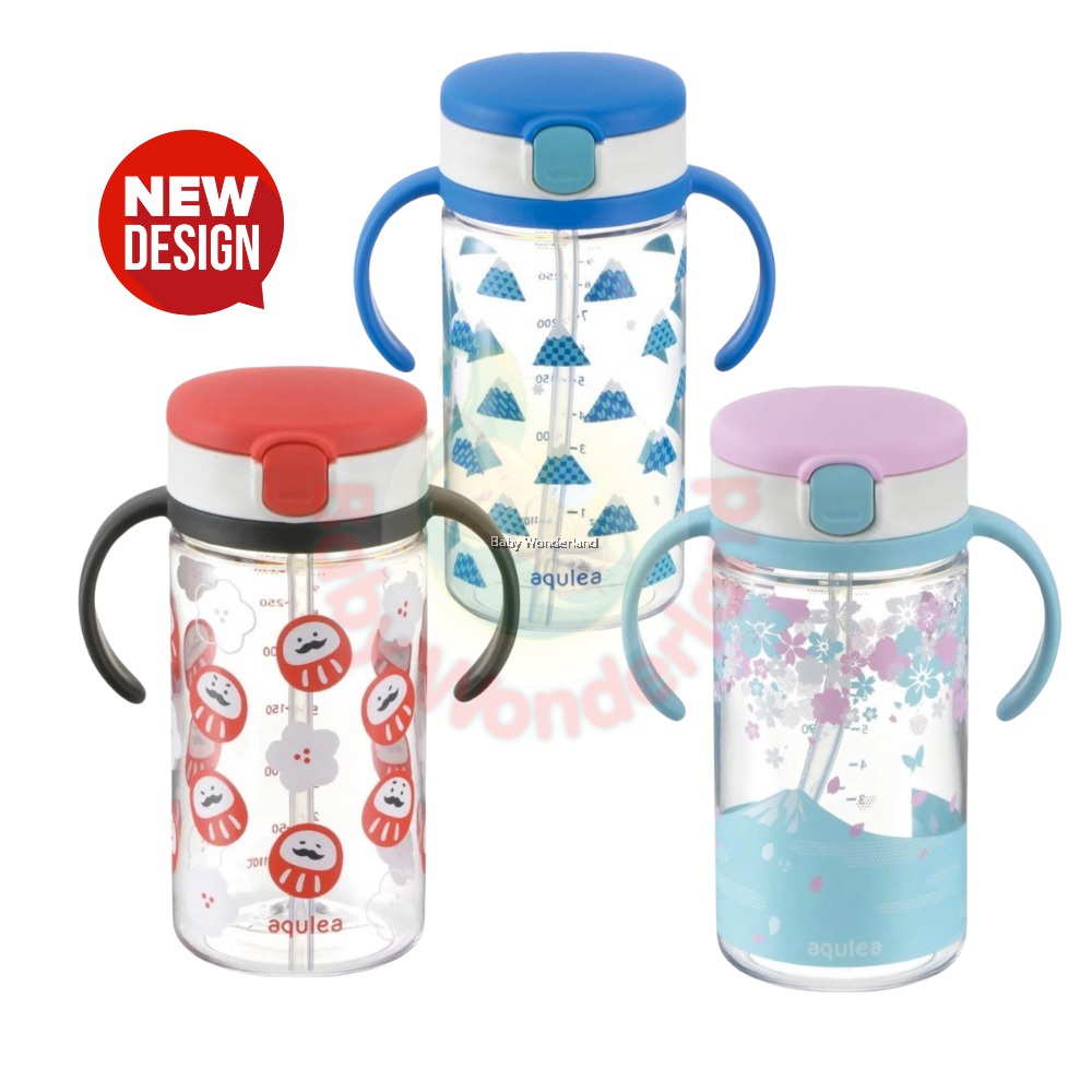 Richell Clear Straw Bottle Mug R 320ml