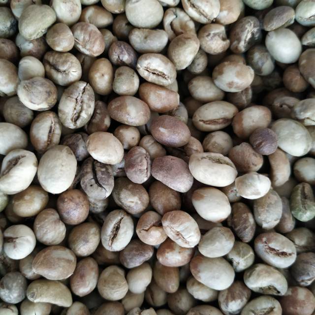 

(TERBARUU) 250 gr biji kopi Robusta lanang / peaberry coffee geen bean