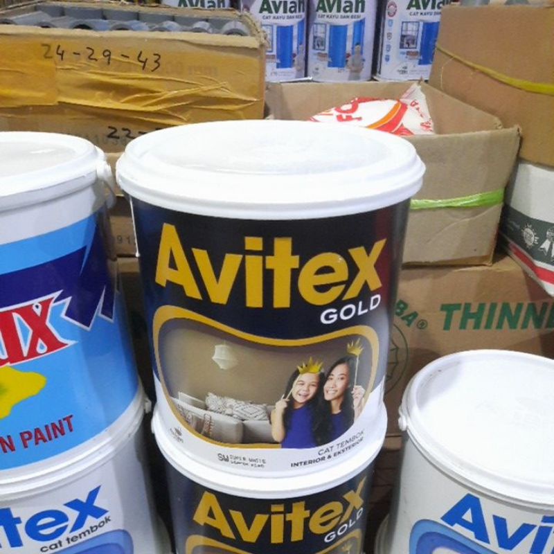 Cat Tembok Avitex Gold 5 kg untuk Interior dan Exterior