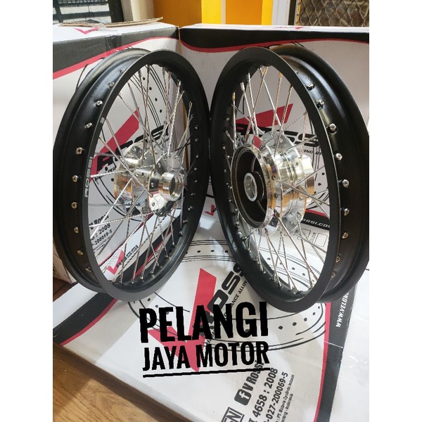 Sepaket Velg Rossi Uk 160 - 185  Cb150r - Cbr - New Cb150led - paket velg Tromol Jari  Sepaket  Raki