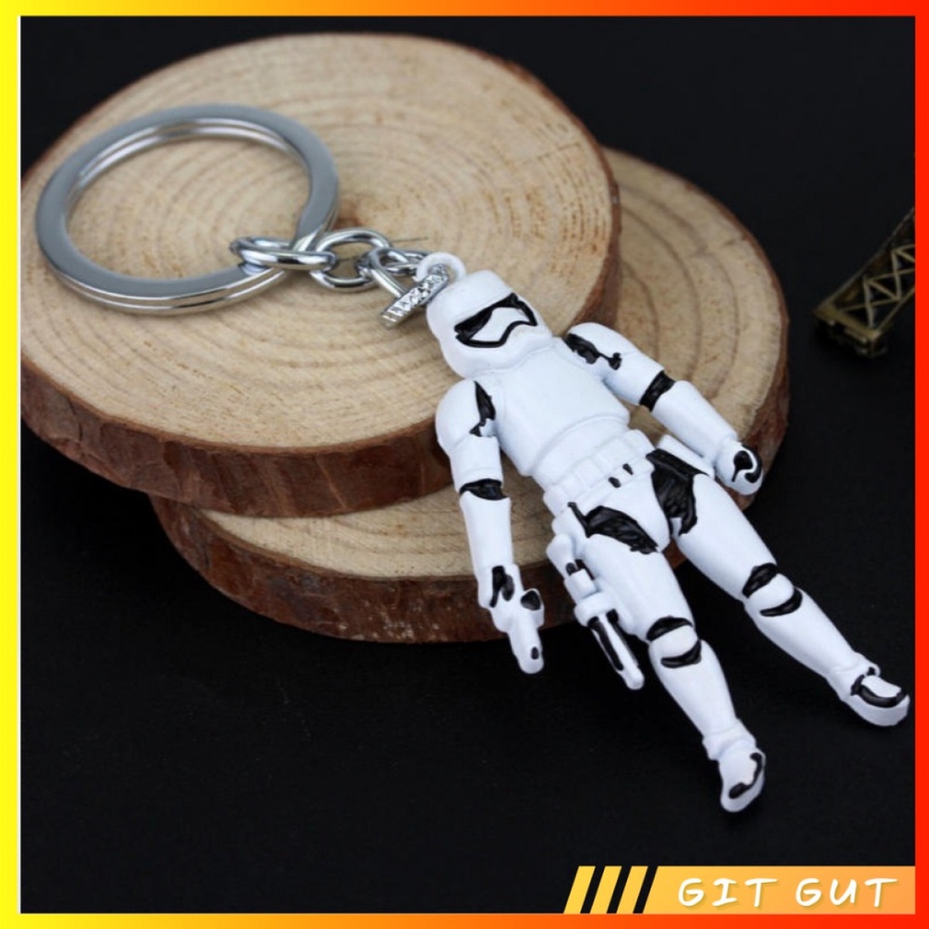 Keychain Gantungan Kunci Star Wars Stormtrooper Full Body