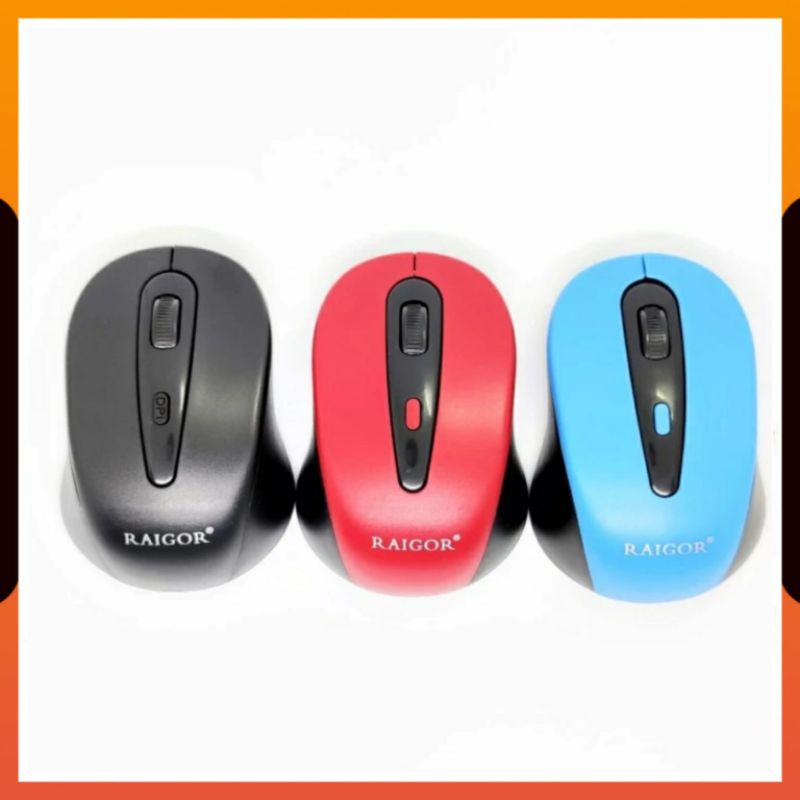 (COD) MOUSE WIRELESS RAIGOR RR 02 / MOUSE RAIGOR WIRELESS RR-02 GOOD QUALITY