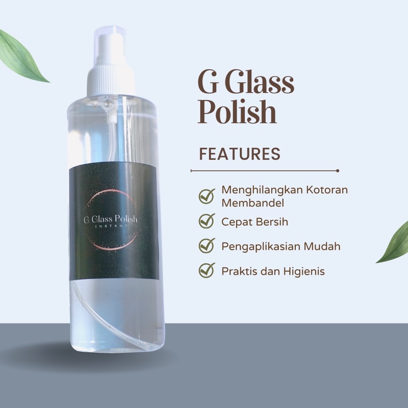 G Glass Polish | Pembersih Kaca Mobil | Pembersih Jamur Kaca Mobil | Pembersih Jamur Kaca | Penghila