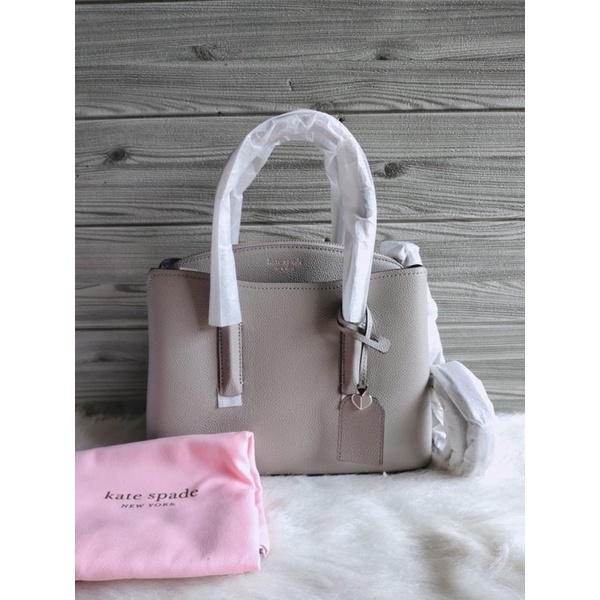 Kate spade mini margaux satchel taupe