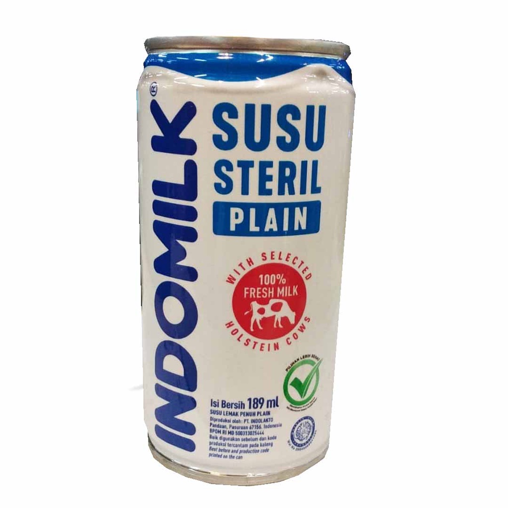 

INDOMILK SUSU STERIL PLAIN 189ml