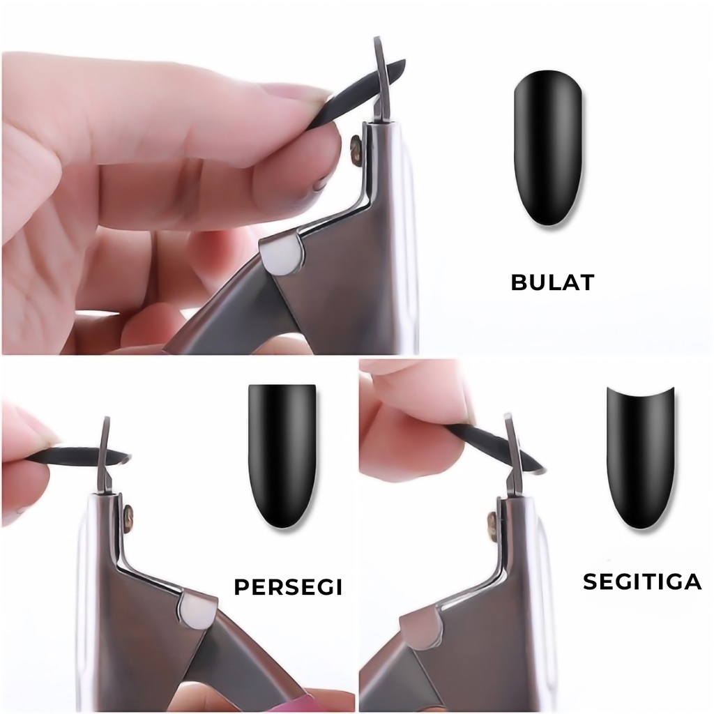 Pretty Gunting Kuku Palsu D.X Triple Cut/Tang Kuku/Nail Tips Cutter/Fake Nail Cutter