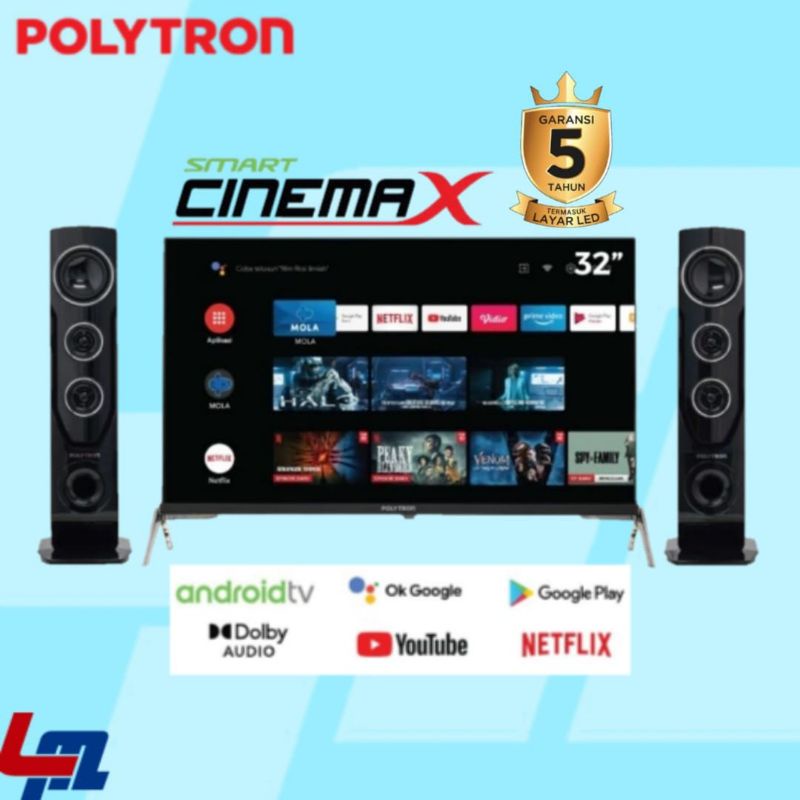 POLYTRON LED TV 32" Smart PLD-32TAG5959 / PLD32TAG5959