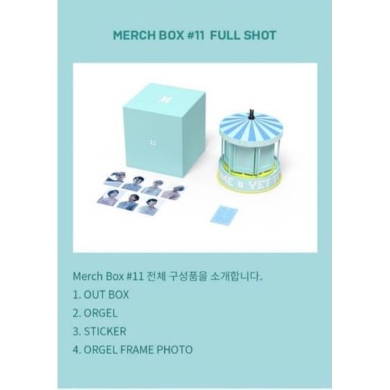Merch box 11 BTS Fullset
