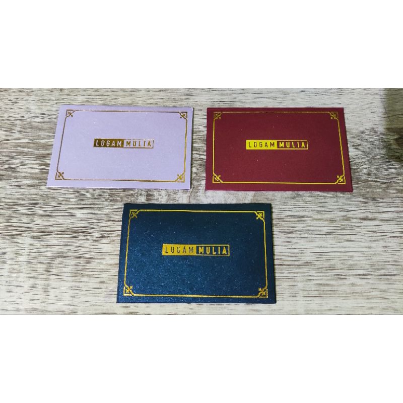 

Amplop Gift Logam Mulia Antam dan Mini Gold