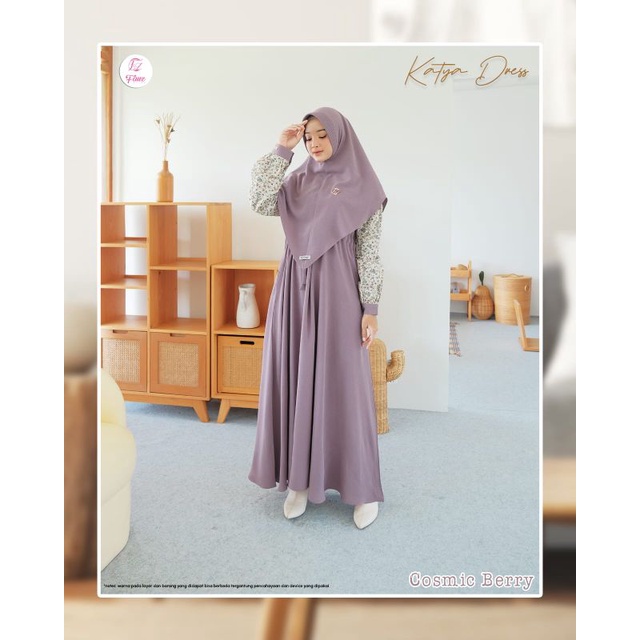 KATYA DRESS || FAUZ HIJAB || READY STOK