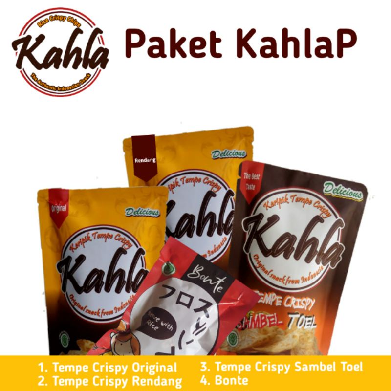 

Kahla Paket Kahlap1 (Original, Rendang, Sambel Toel, Bonte)