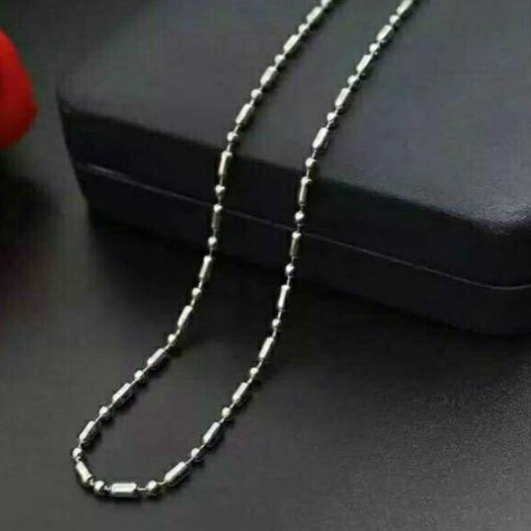 Pusat Jual Kalung MCI / Rantai titanium ASLI / kalung wanita / Monel anti karat selamanya / kalung B