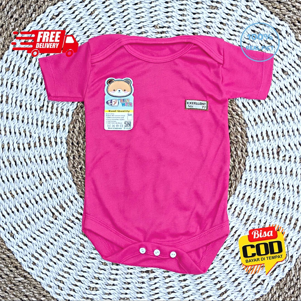 Jumper Bayi Segitiga PINK SERIES Newborn 0 - 3 Bulan merk SNI EXCELLENT 77