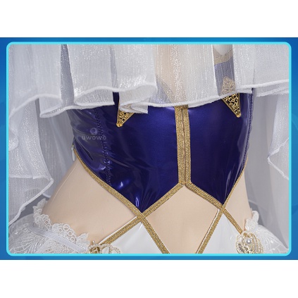 UWOWO Kokomi Cosplay Exclusive Uwowo X Ailish: Genshin Impact Fanart Cosplay Sangonomiya Kokomi Costume Bride Cosplay