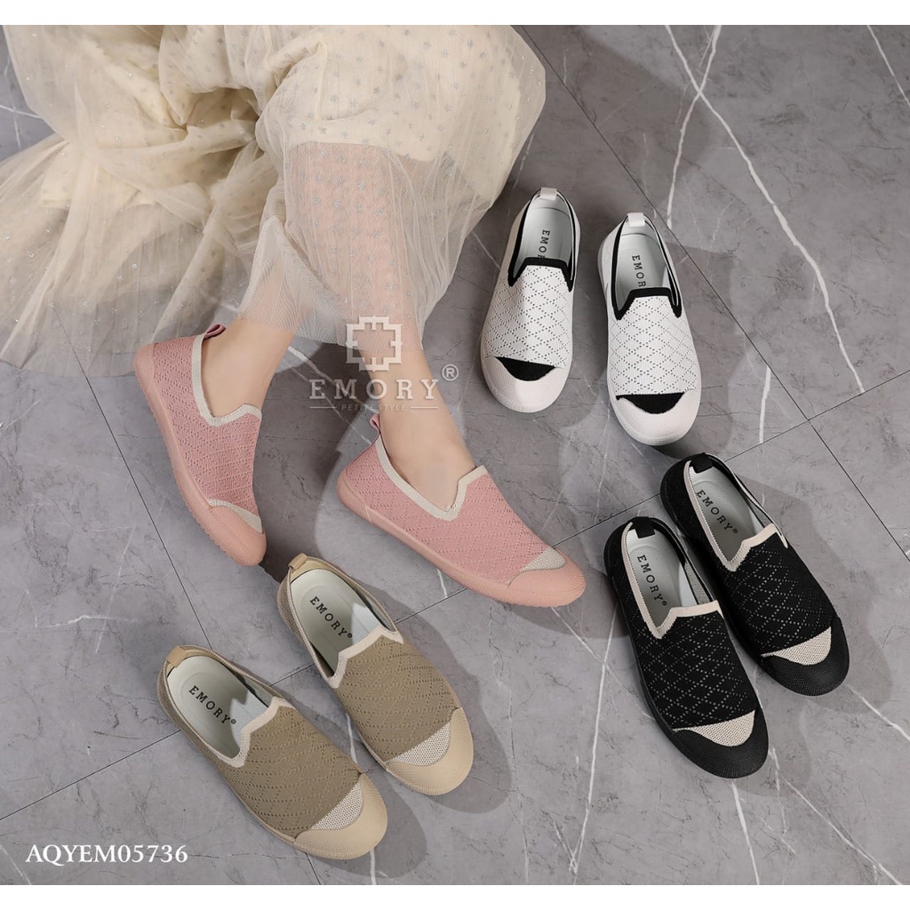 SV - EMORY Flexknit Sepatu Flats AQYEMO5736