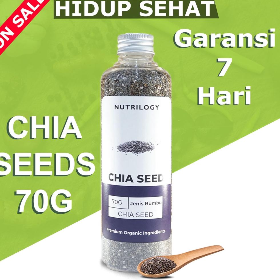

Big Sale - CHIA SEEDS 70G / CHIA SEEDS ORGANIC / CHIA SEEDS UNTUK DIET / CHIASEEDS BOTOL / CHIA SEED FRESHLY / CHIA SEED PREMIUM / CHIASED ORGANIK ➳