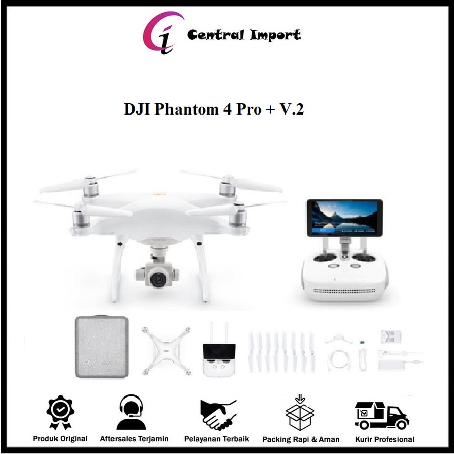 DJI Phantom 4 Pro Plus V2 Original - Drone DJI Phantom 4 Pro + V2.0 Original Garansi Resmi TAM