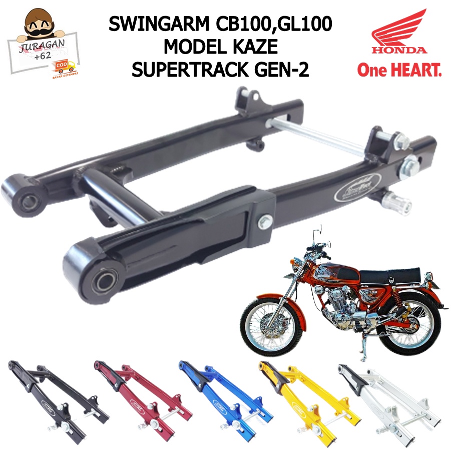 SWINGARM CB100 GL100 CB GL 100 GL-100 CB-100 MODEL KAZE SWING ARM SUPERTRACK GEN 2