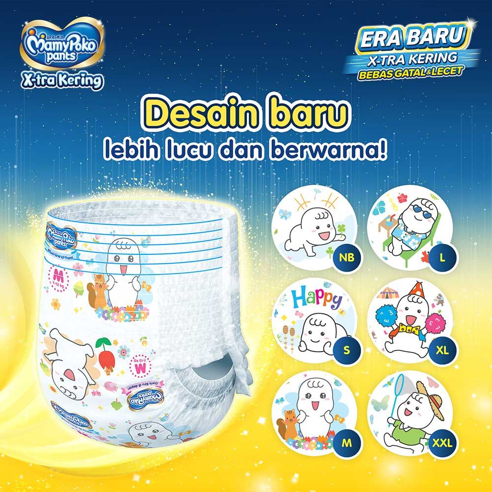 [BabyFriendly] MamyPoko Pants X-tra Kering - L 28 - Popok Celana