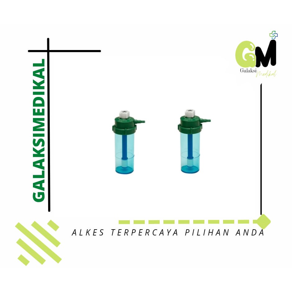 Botol Humidifier/ Botol Regulator Oksigen/ Tabung Air Oksigen/ Tabung Air Oksigen