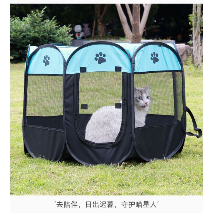 [FREE BONUS]PlayPen Kandang Main Lipat Kucing dan Anjing Foldable Pet Fence