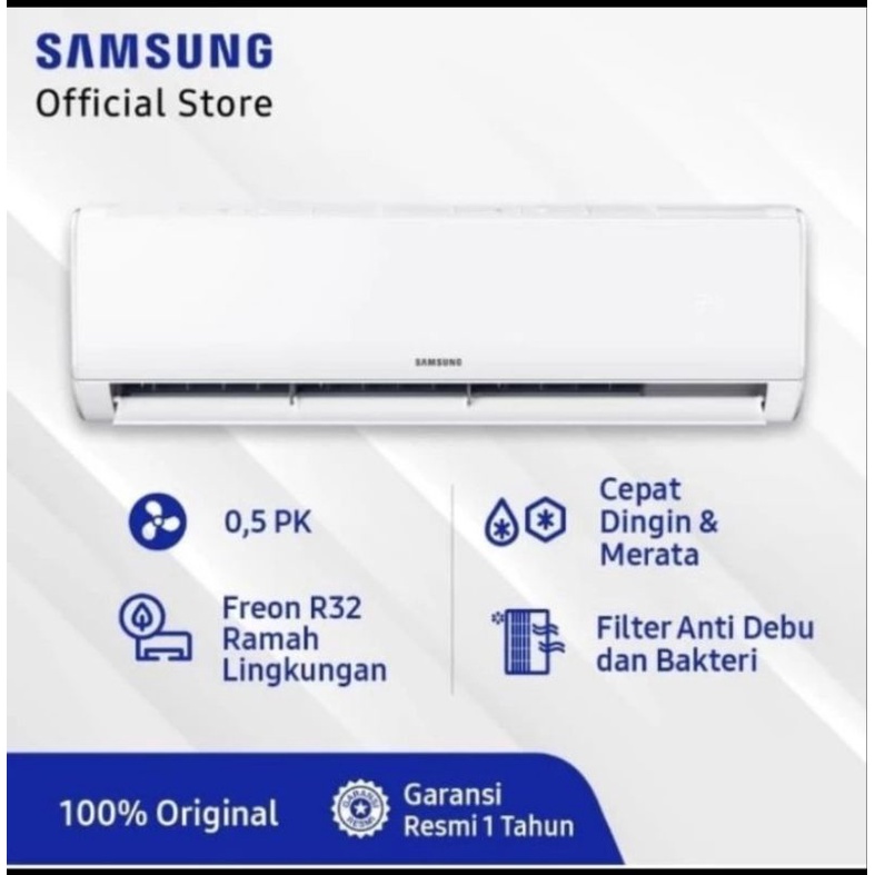 AC Samsung Murah 1/2PK 350watt AR05TG (Unit Only - Low Watt)