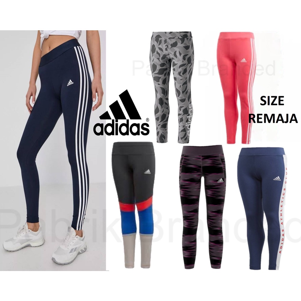 pabrik branded Adidas legging legging celana leging remaja anak perempuan olahraga murah grosir ecer